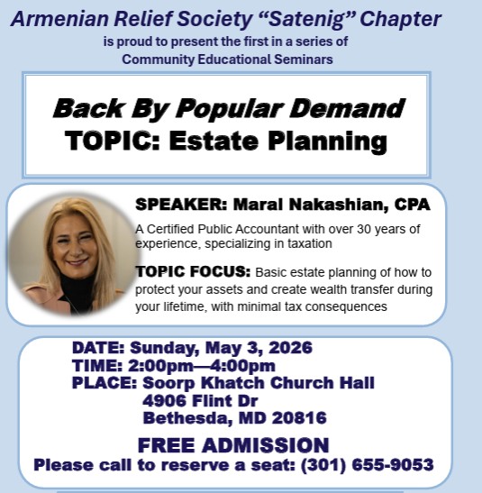 Educational Seminar – Estate Planning