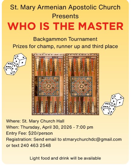 Who is the Master? Backgammon Tournament