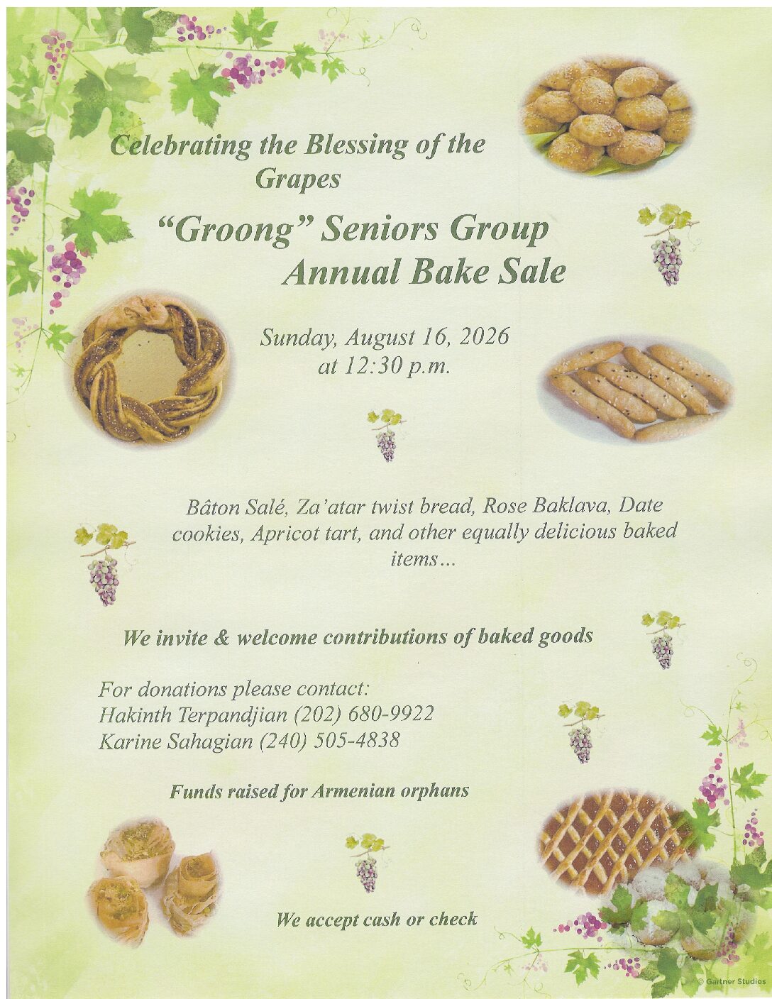 Groong Seniors Group Annual Bake Sale