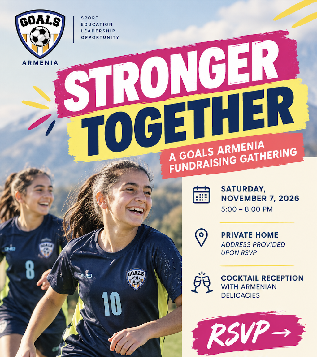 Empower Through Play: A GOALS Armenia Fundraising Reception